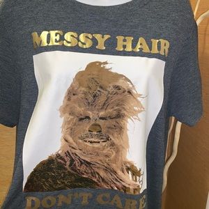 ❤️Chewbacca “Messy hair don’t care” tee❤️